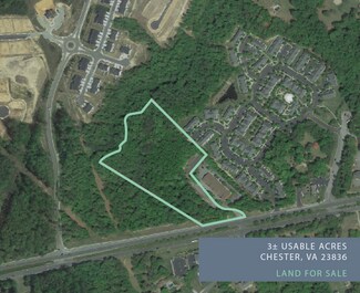 Plus de détails pour 5000 W Hundred Rd, Chester, VA - Terrain à vendre