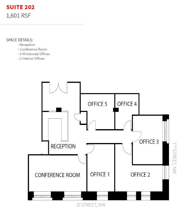 400 7th St NW, Washington, DC for lease Floor Plan- Image 1 of 1