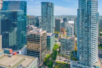 555-579 Robson St, Vancouver, BC - Aérien  Vue de la carte