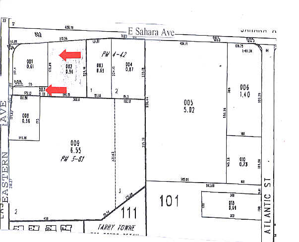 2445 E Sahara Ave, Las Vegas, NV à louer Plan cadastral- Image 1 de 11