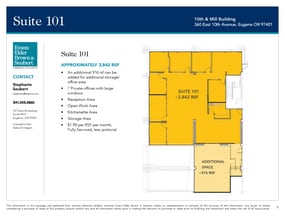 360 E 10th Ave, Eugene, OR for lease Interior Photo- Image 2 of 2