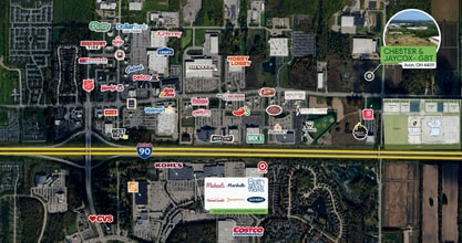 NWC Chester Rd & Jaycox Rd, Avon, OH - Aerial map view - Image1