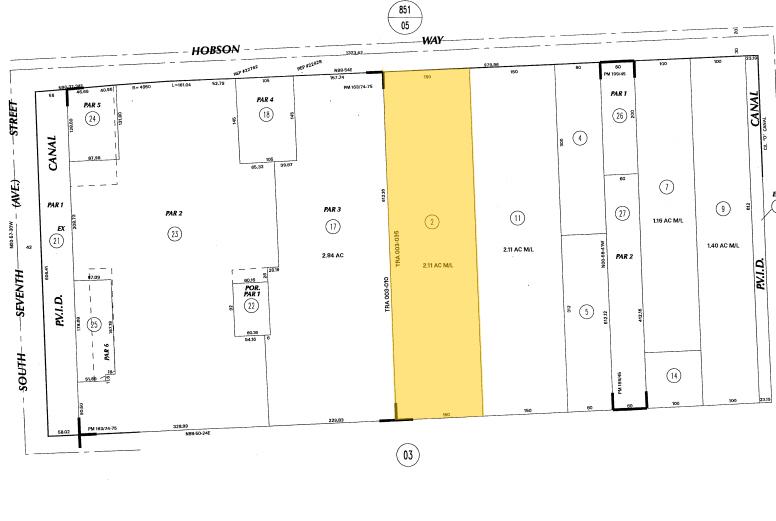 950 E Hobsonway, Blythe, CA à vendre - Plan cadastral - Image 3 de 3