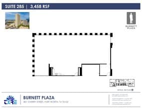801 Cherry St, Fort Worth, TX for lease Floor Plan- Image 1 of 3