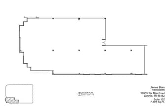38905 6 Mile Rd, Livonia, MI for lease Floor Plan- Image 1 of 1