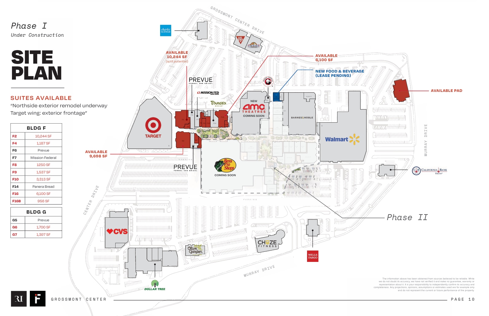 5500 Grossmont Center Dr, La Mesa, CA à louer Plan d’étage- Image 1 de 1