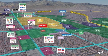 820 S Rampart Blvd, Las Vegas, NV - AERIAL  map view - Image1