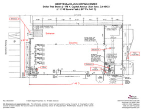 1142-1198 N Capitol Ave, San Jose, CA à louer Plan de site- Image 1 de 1