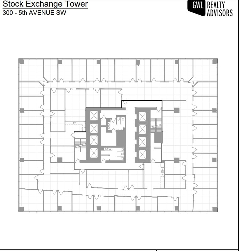 300 5th Ave SW, Calgary, AB for lease Floor Plan- Image 1 of 1