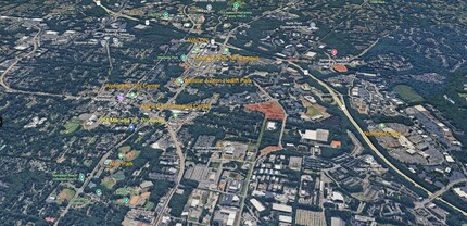 204 Marietta St, Alpharetta, GA - AERIAL  map view