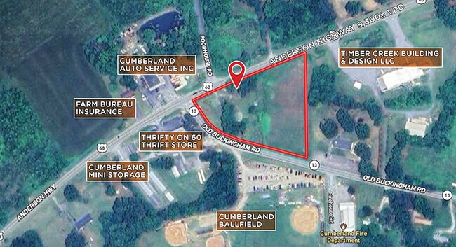 More details for 5 Old Buckingham Rd, Cumberland, VA - Land for Sale