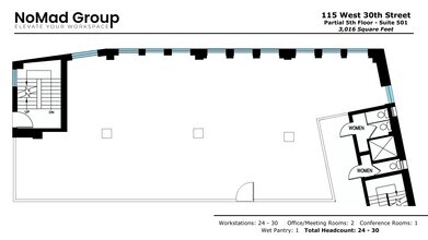115-125 W 30th St, New York, NY for lease Floor Plan- Image 1 of 1