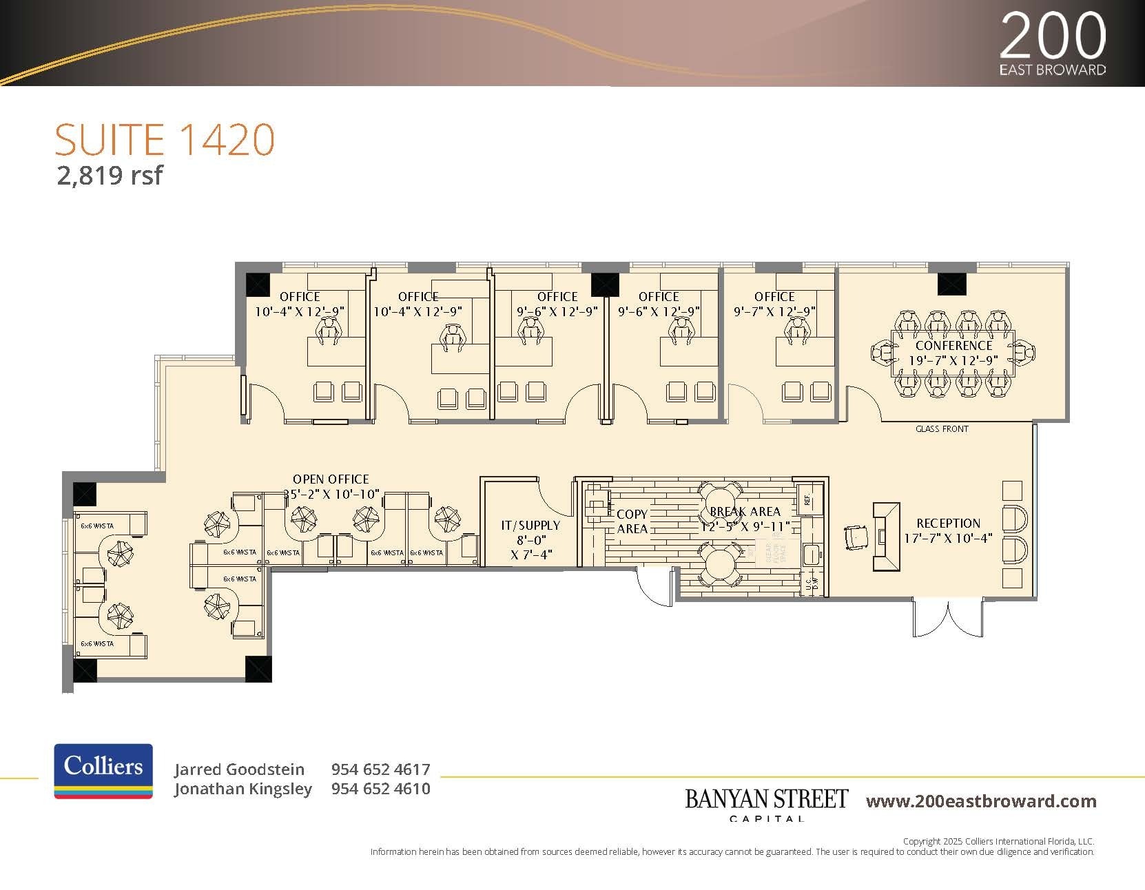 200 E Broward Blvd, Fort Lauderdale, FL for lease Floor Plan- Image 1 of 1