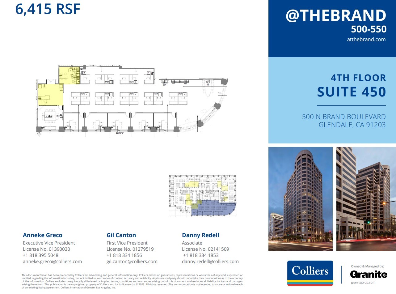 500-550 N Brand Blvd, Glendale, CA for lease Floor Plan- Image 1 of 1