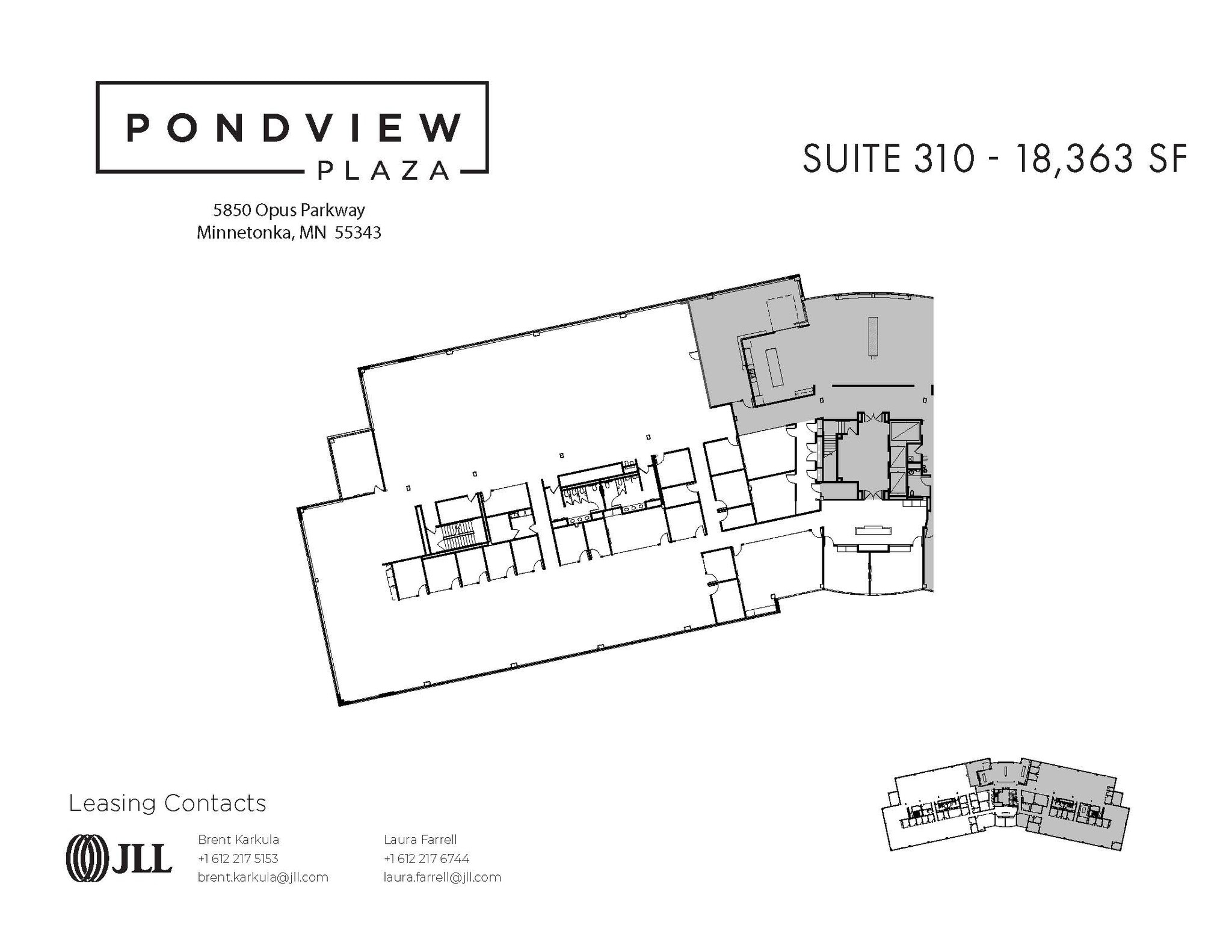 5850 Opus Pky, Minnetonka, MN à louer Plan d’étage- Image 1 de 1