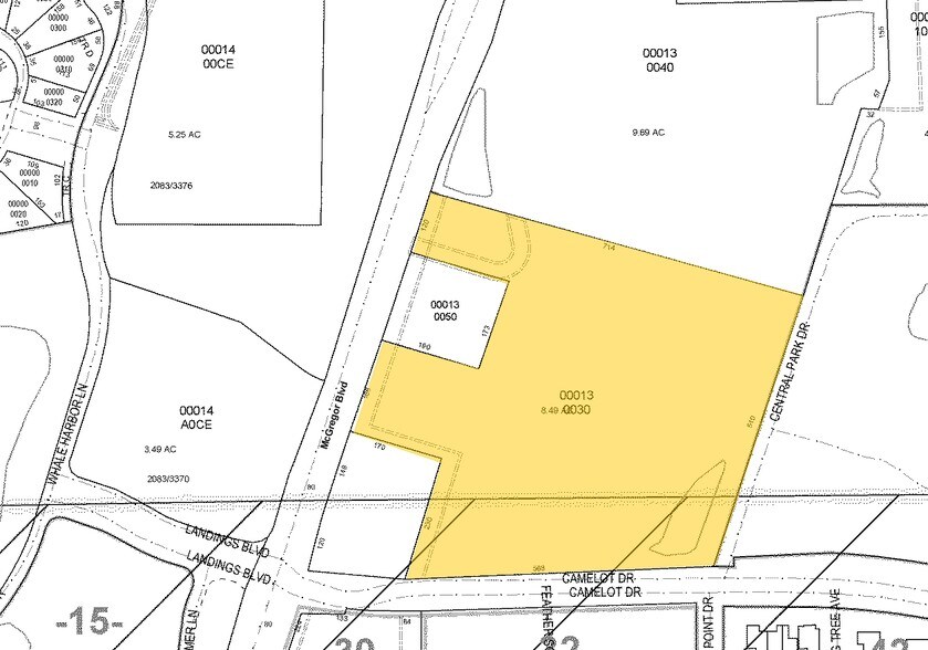 12901 McGregor Blvd, Fort Myers, FL à louer - Plan cadastral - Image 2 de 8