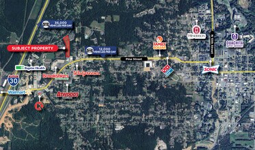 Twin Rivers Dr, Arkadelphia, AR - Aerial  map view