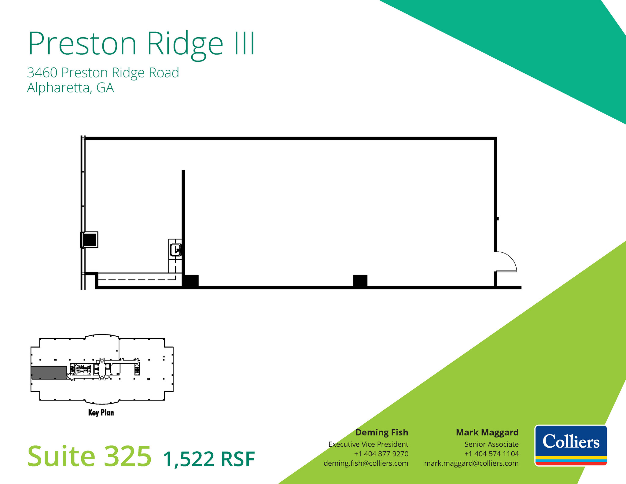 3460 Preston Ridge Rd, Alpharetta, GA à louer Plan d  tage- Image 1 de 1