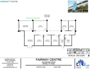 300 Decker Dr, Irving, TX à louer Plan d’étage- Image 1 de 1