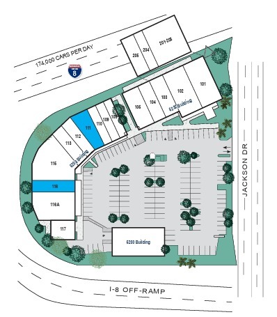 5202-5230 Jackson Dr, La Mesa, CA for lease Site Plan- Image 1 of 1