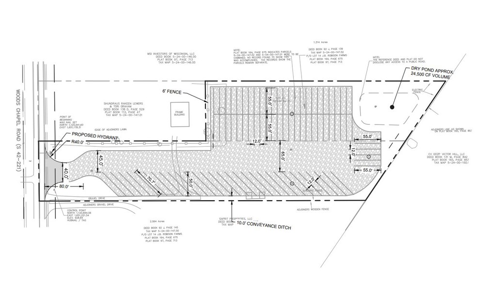 1271 Woods Chapel Rd, Duncan, SC à louer - Plan de site - Image 2 de 2