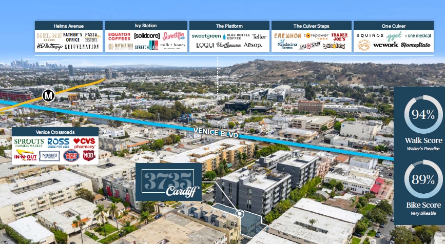 3735 Cardiff Ave, Los Angeles, CA à vendre - Photo du bâtiment - Image 3 de 3