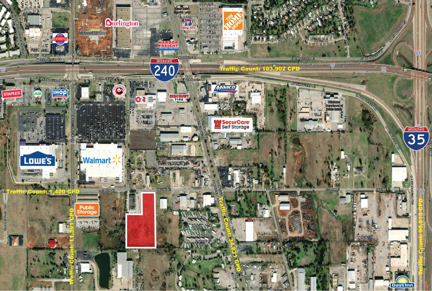 220 SE 79th St, Oklahoma City, OK à vendre - Aérien - Image 1 de 2