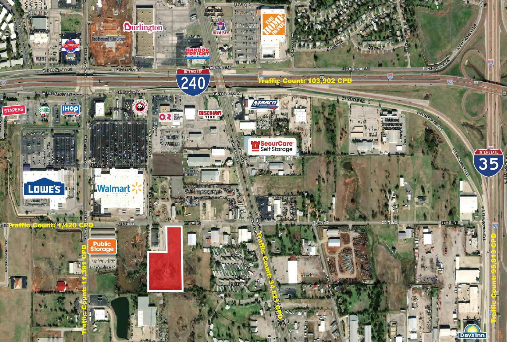 220 SE 79th St, Oklahoma City, OK à vendre Aérien- Image 1 de 3