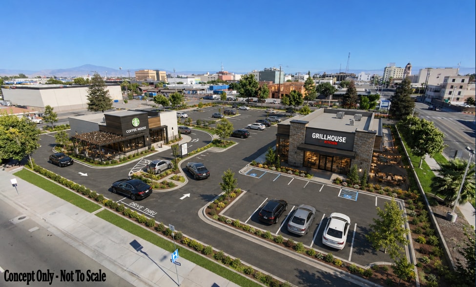 1701 23rd St, Bakersfield, CA for lease - Aerial - Image 3 of 13