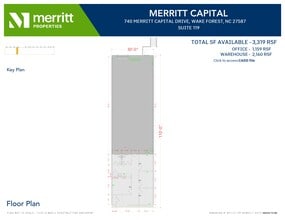 741 Merritt Capital Dr, Wake Forest, NC à louer Plan de site- Image 2 de 2