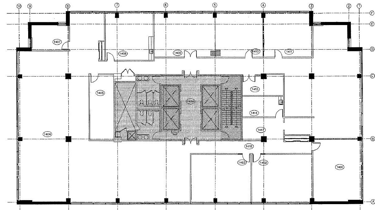 1055 Boul René-Lévesque E, Montréal, QC à louer Plan d’étage- Image 1 de 1