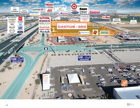 16640 W Cactus Rd, Surprise, AZ - Aerial  map view - Image1