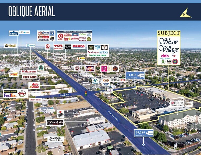 424-460 W Shaw Ave, Clovis, CA à vendre - Photo du bâtiment - Image 3 de 9