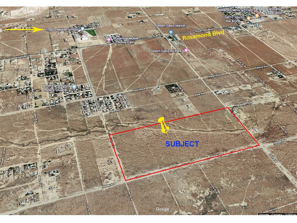 Holiday Ave And 50-55 St West, Rosamond, CA for sale Primary Photo- Image 1 of 19