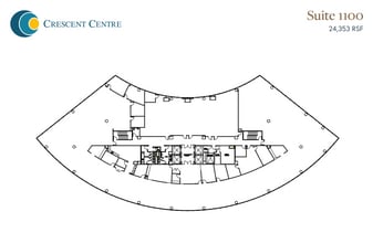 100 Crescent Centre Pky, Tucker, GA for lease Floor Plan- Image 1 of 1