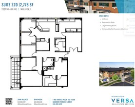 2001 N Gary Ave, Wheaton, IL à louer Plan d’étage- Image 1 de 2