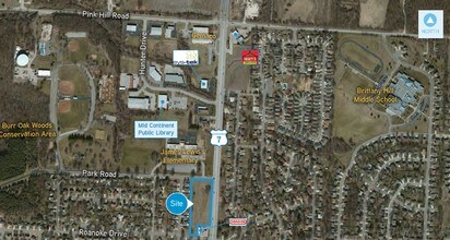 2451 NW Park Rd, Blue Springs, MO - AÉRIEN Vue de la carte - Image1