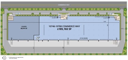 10746-10788 Commerce Way, Fontana, CA à louer Plan de site- Image 1 de 1