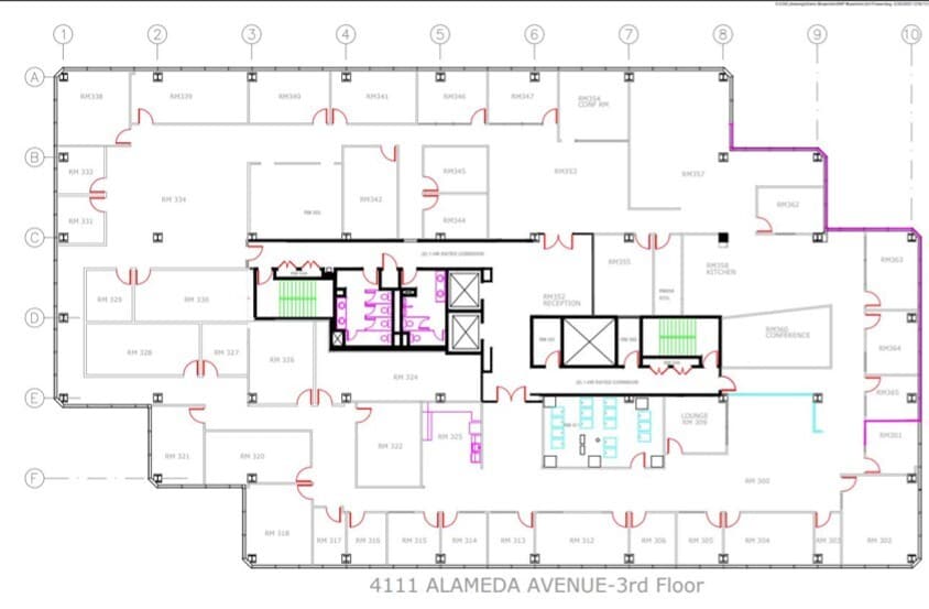 4111 W Alameda Ave, Burbank, CA for lease Floor Plan- Image 1 of 1