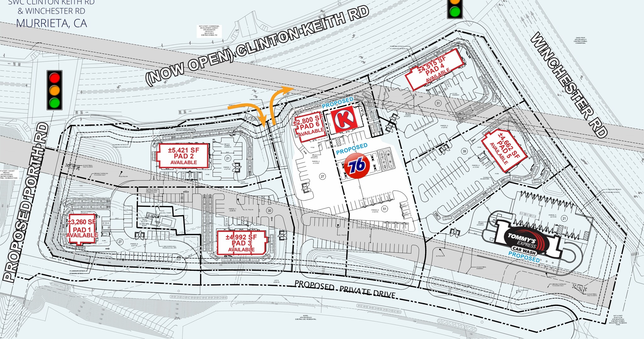 Winchester Rd, Murrieta, CA à louer Plan de site- Image 1 de 1