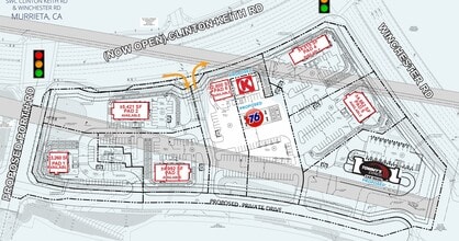 Winchester Rd, Murrieta, CA à louer Plan de site- Image 1 de 1