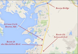 4 Crane Cir, Cataumet, MA - Aerial map view - Image1