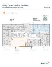 9601 Blackwell Rd, Rockville, MD à louer Plan d’étage- Image 1 de 4