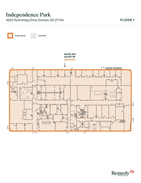 4233 Technology Dr, Durham, NC for lease - Floor Plan - Image 3 of 3