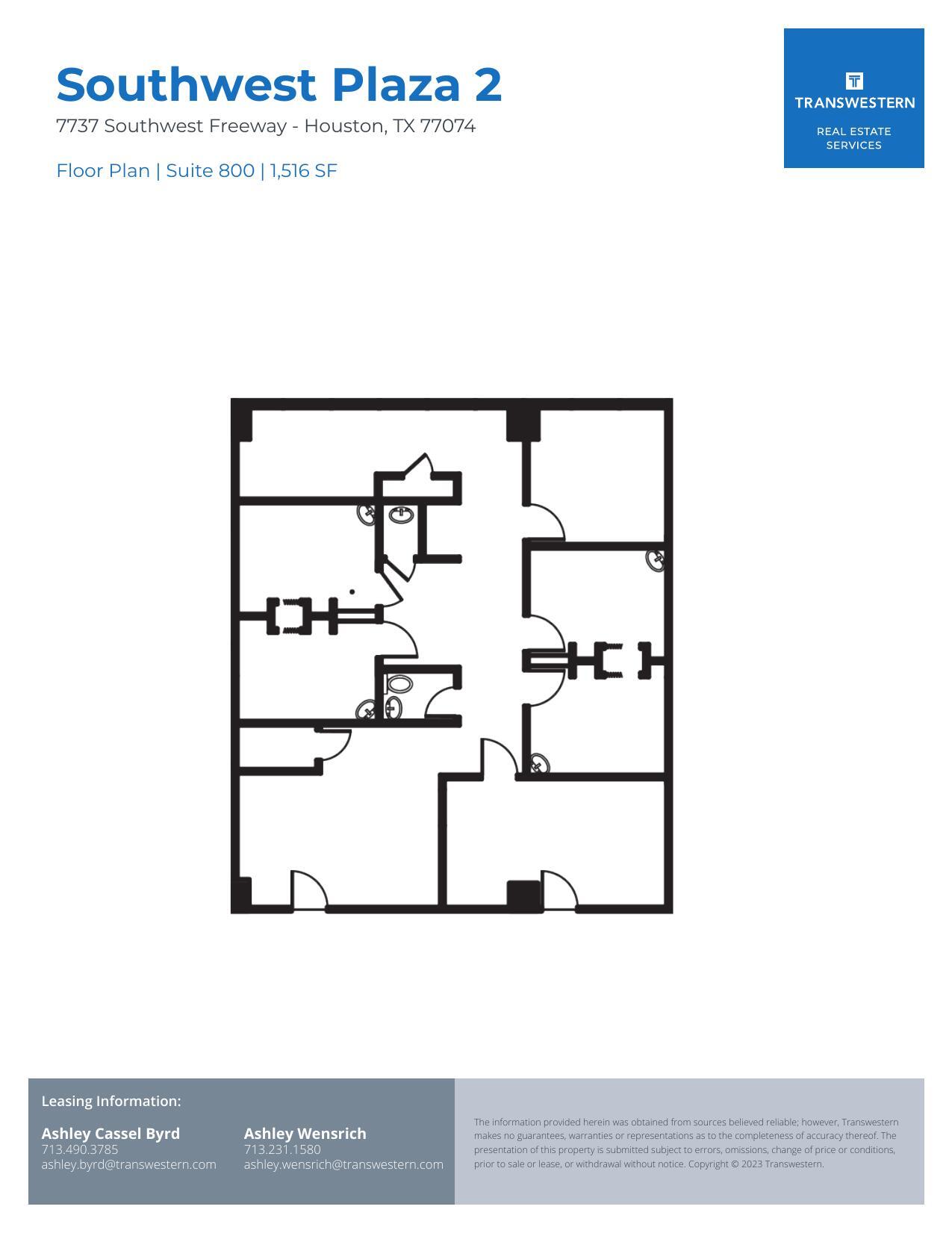 7737 Southwest Fwy, Houston, TX for lease Floor Plan- Image 1 of 1