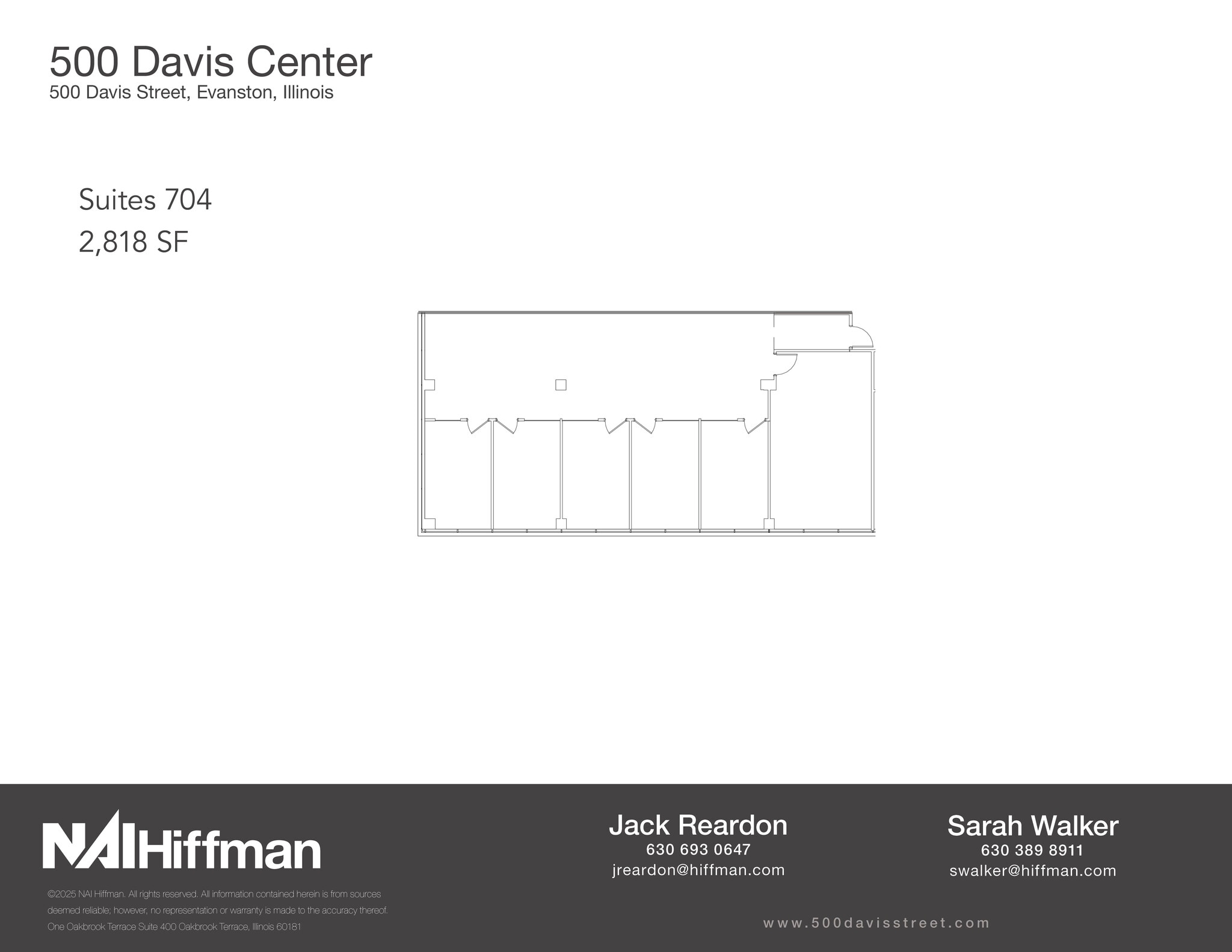 500 Davis St, Evanston, IL for lease Floor Plan- Image 1 of 1