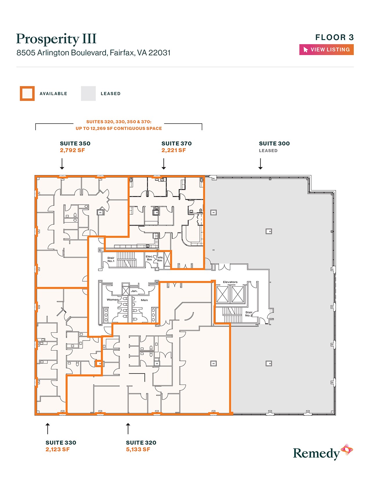 8501 Arlington Blvd, Merrifield, VA for lease Floor Plan- Image 1 of 1