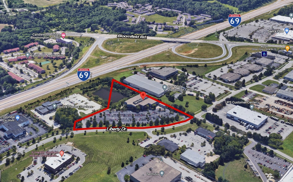 1663 Liberty Dr, Bloomington, IN for lease - Aerial - Image 3 of 14