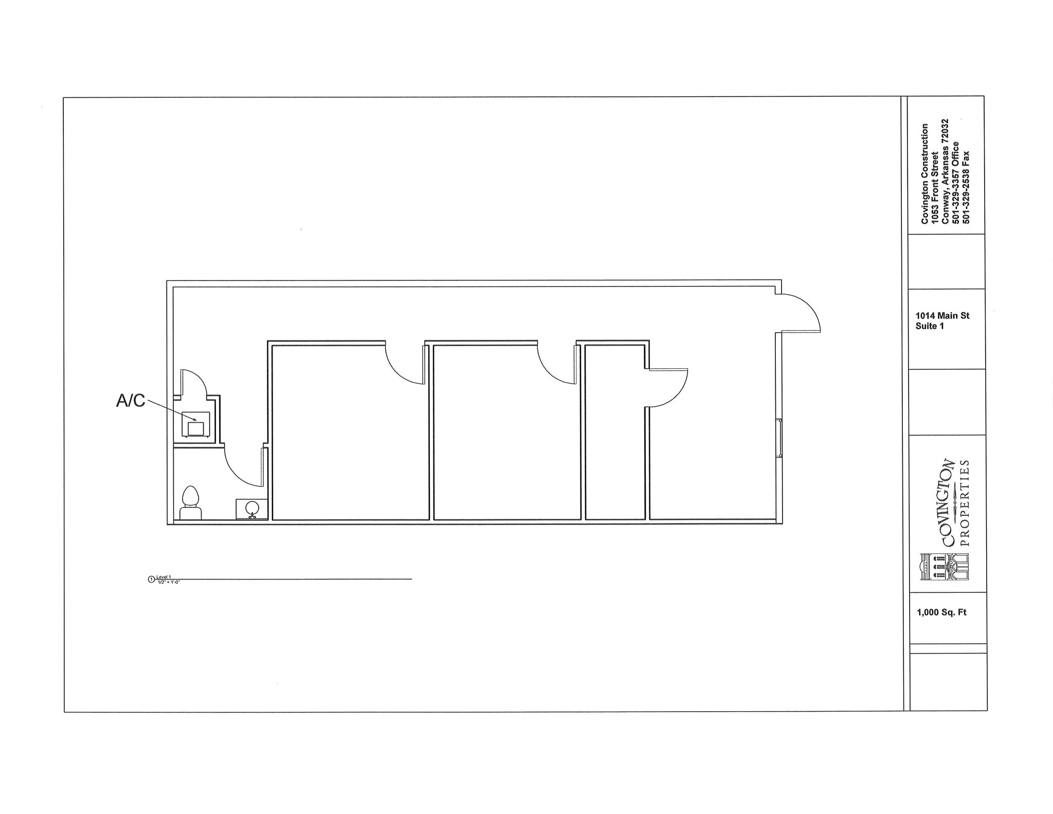 1014 Main St, Conway, AR for lease Interior Photo- Image 1 of 1