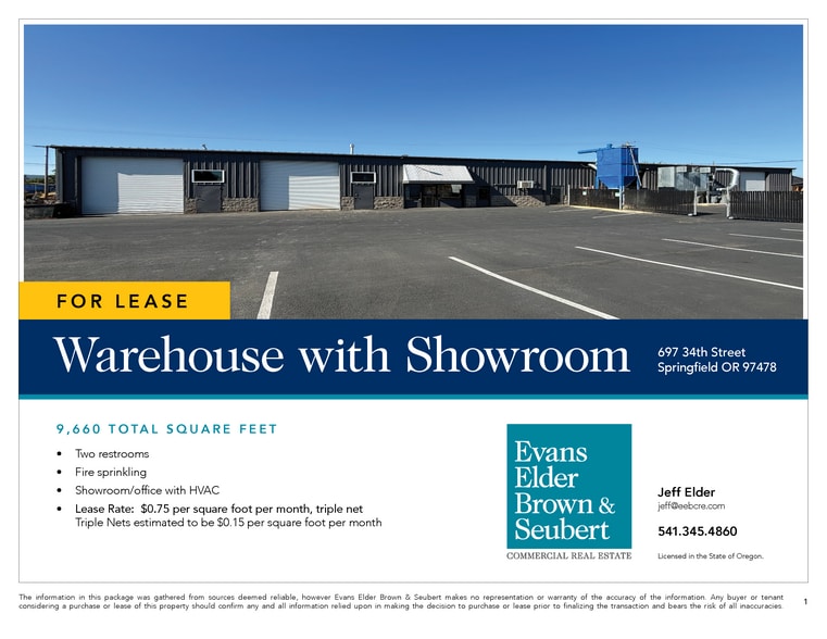 697 34th St, Springfield, OR for lease - Building Photo - Image 2 of 6